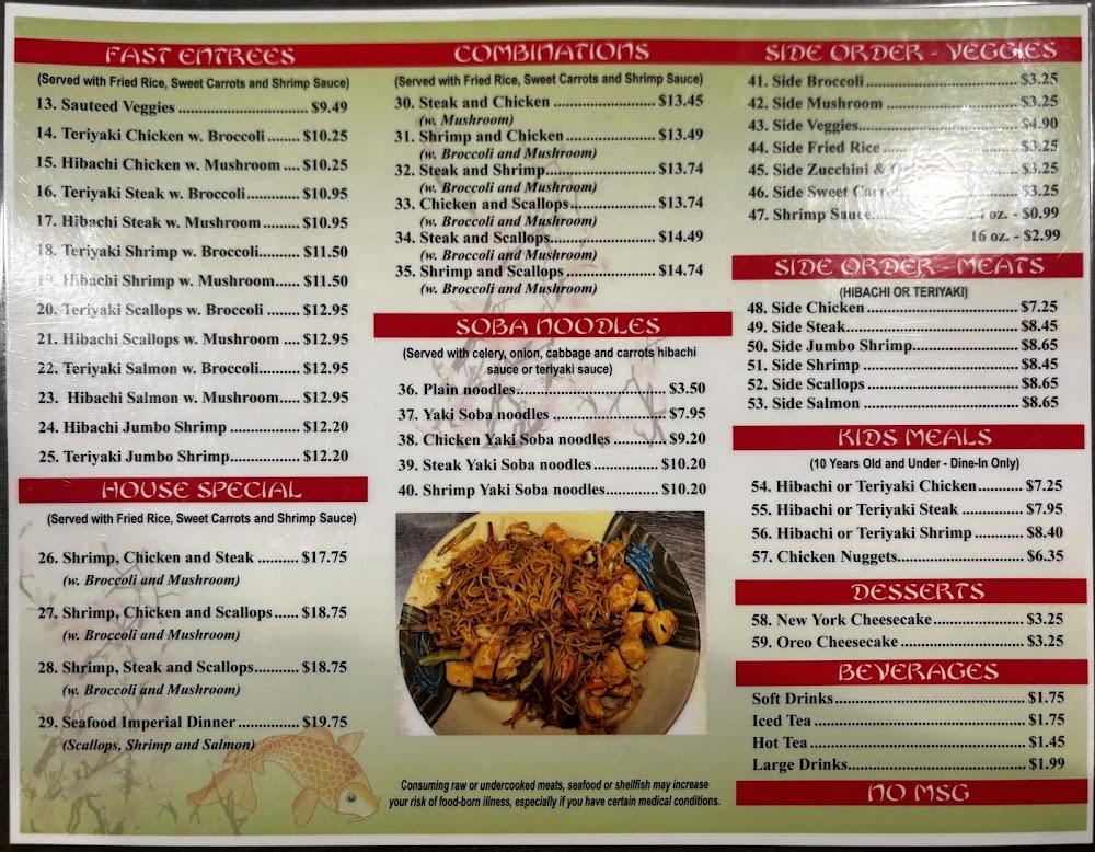 Japan Express Restaurant - Hibachi & Grill Large Drinks